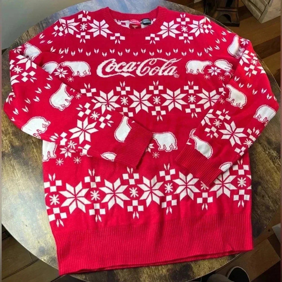 Coca-Cola | men’s Christmas sweater.  Size: M - Picture 1 of 16